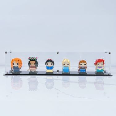 Premium Wall Mounted Display Case for Six Lego Headz
